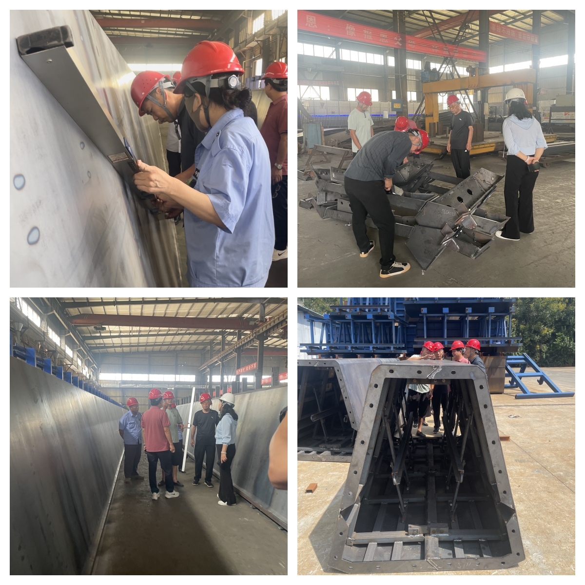 實力見證！客戶蒞臨偉志，35米箱梁模板驗收圓滿成功